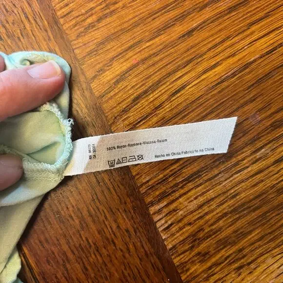 Free People Intimately Floral Strappy Trapeze Mini Dress Mint Green Small Petite - Picture 10 of 11